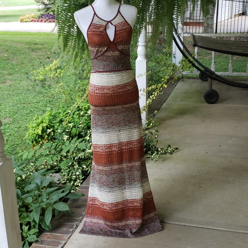 Free People desert bodycon maxi